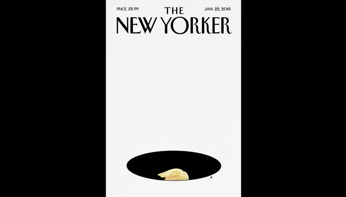 Новая обложка The New Yorker обыграет слова Трампа о «вонючей дыре»
