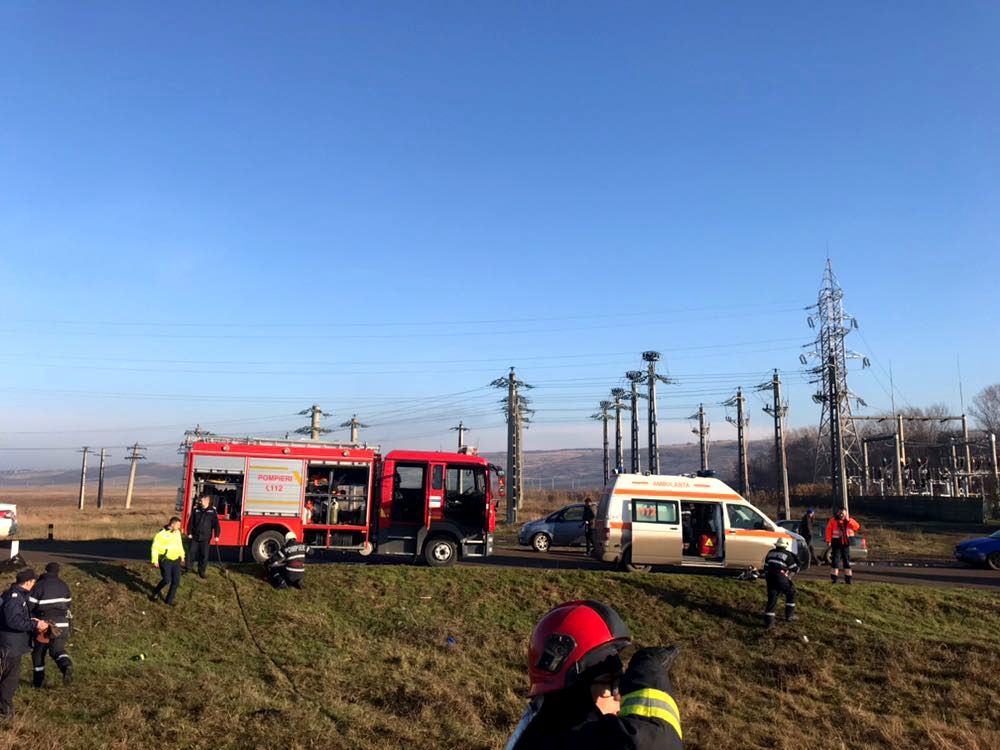 В Васлуй поезд врезался в автомобиль на железнодорожном переезде