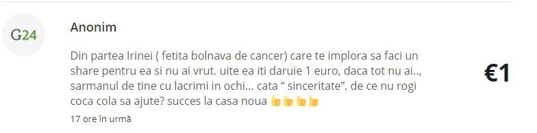 Больная раком девочка помогла молдавскому влогеру, который не захотел помочь ей