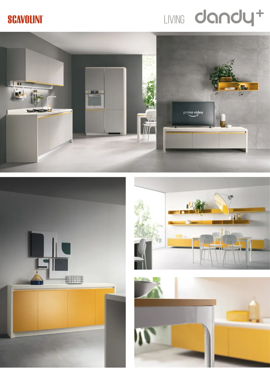 Scavolini: Стильные гостиные – Dandy Plus, Living Evolution