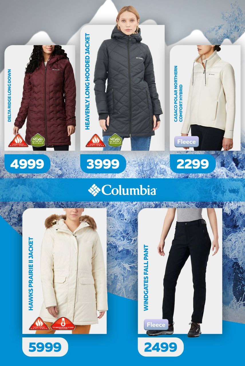 Sportlandia: Новая зимняя коллекция Columbia 2021