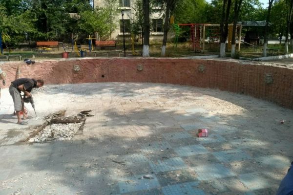 В Бешалме отреставрируют центральный фонтан села
