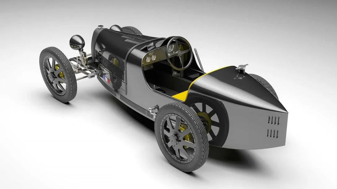 Презентован необычный электромобиль Bugatti за 80 000 евро