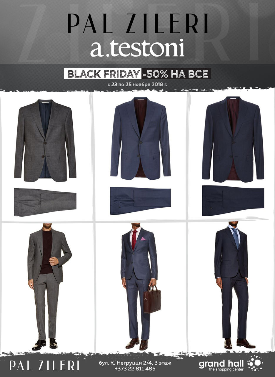 Pal Zileri, a.testoni: Black Friday – 50% ®