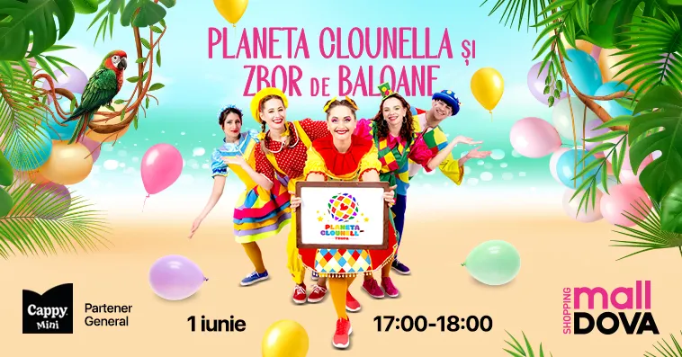 Kid’s Month la Shopping MallDova: Unde maimuțele zâmbesc, papagalii dansează și copiii râd