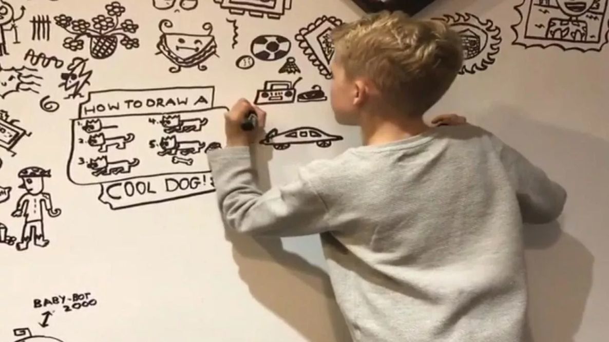 Nike заключил контракт с 12-летним иллюстратором Doodle Boy