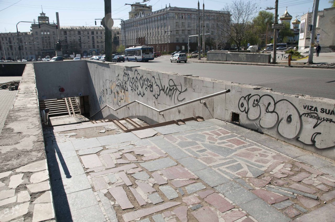 Подземные переходы в Кишиневе выглядят пугающе
