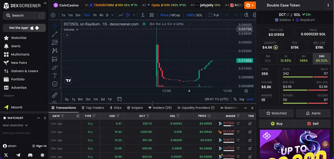 Double Case — первая молдавская компания, выпустившая собственную криптовалюту (DCT)