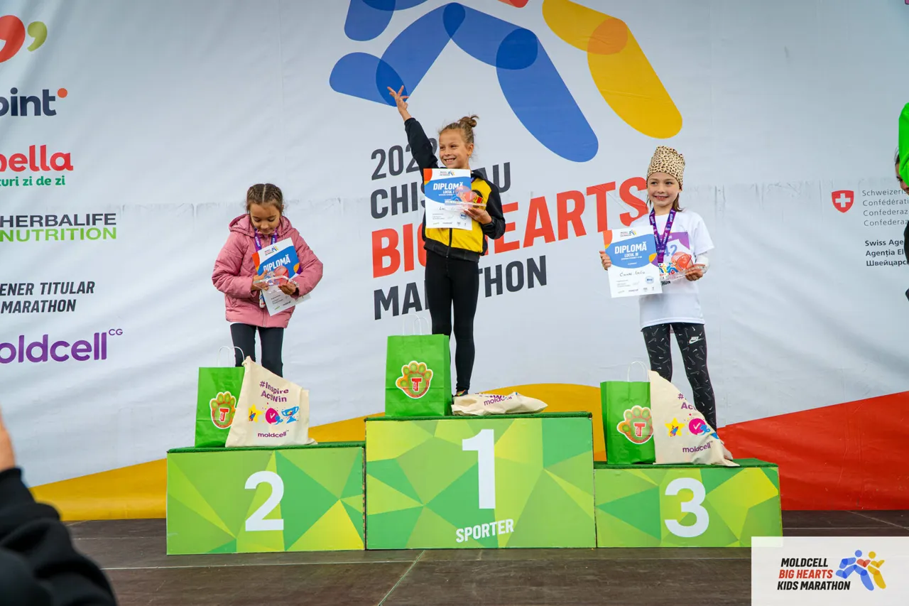 Moldcell Big Hearts Kids Marathon определил чемпионов