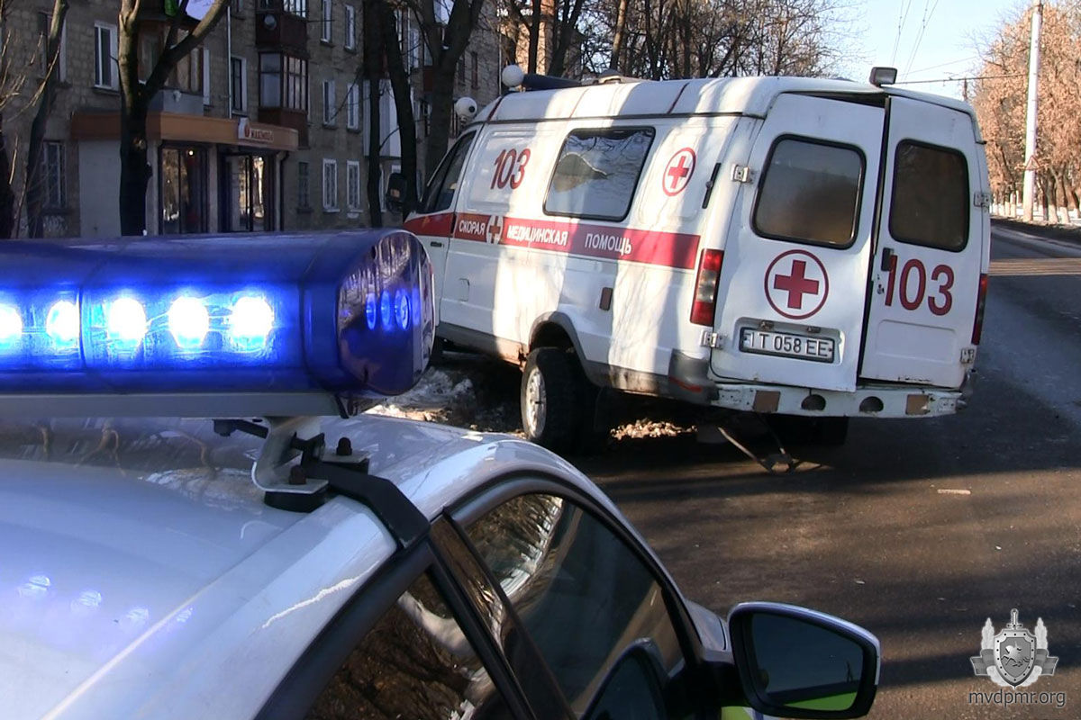 В Тирасполе в ДТП пострадали доктор и фельдшер скорой помощи
