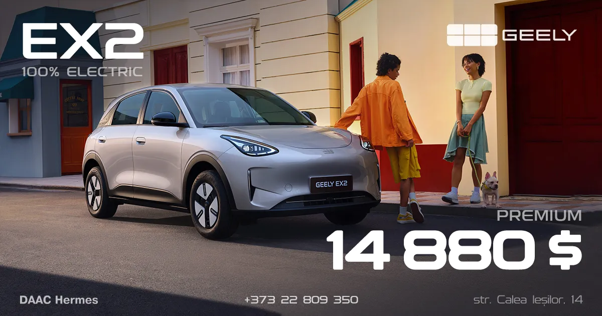 Geely din nou nr. 1 în Moldova la finalul lunii iunie