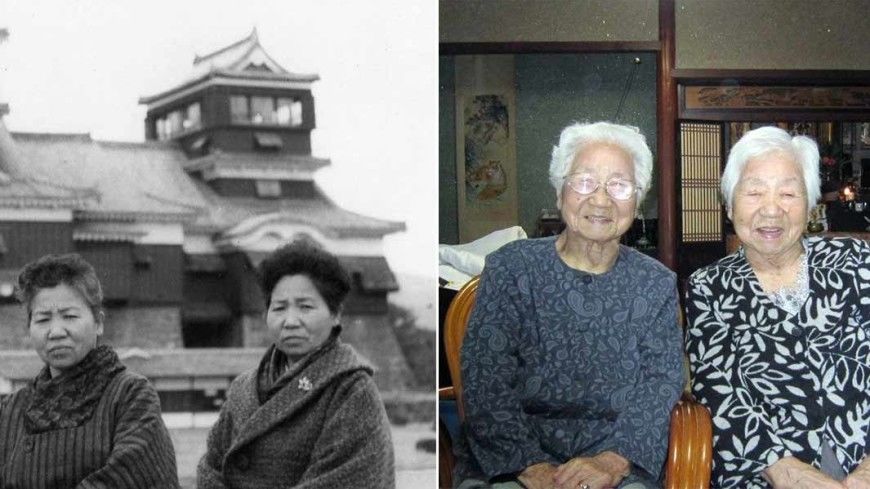 Две 107-летние сестры из Японии признаны старейшими близнецами в мире