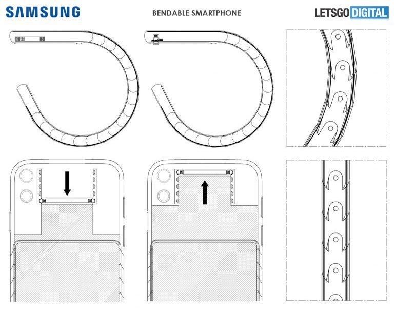 Samsung разрабатывает гибкий смартфон-браслет