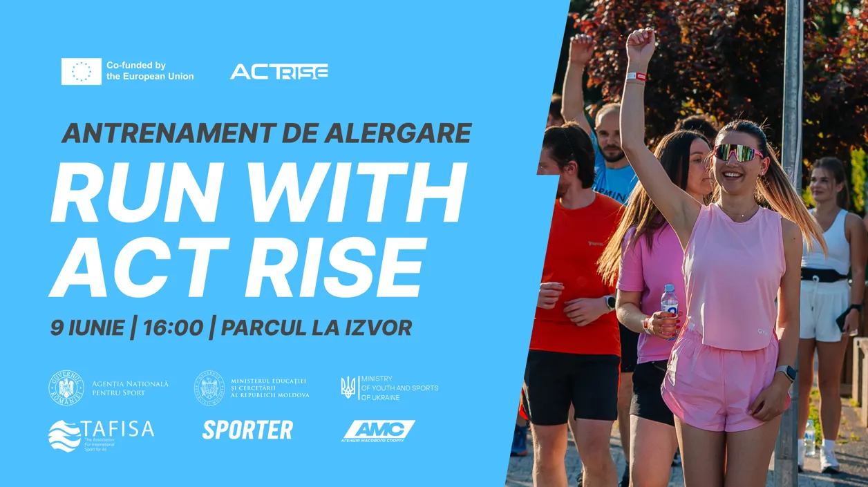 Antrenament de alergare ACT RISE – 9 iunie