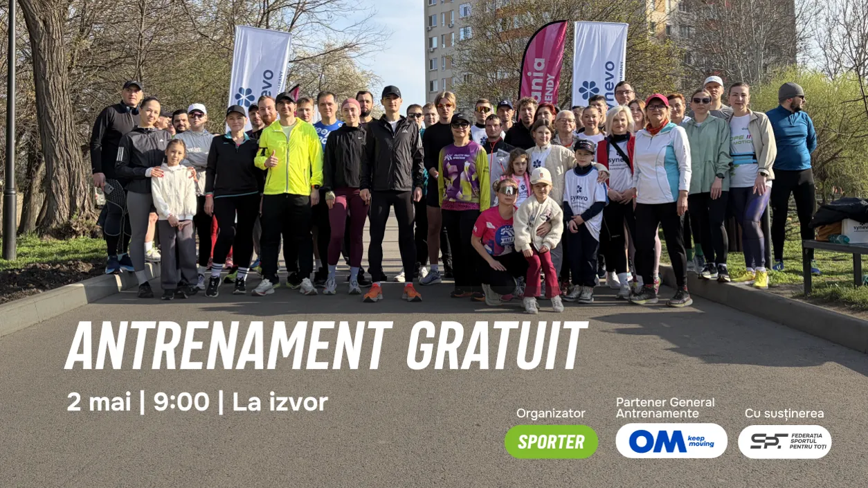 Antrenament de alergare – 2 mai