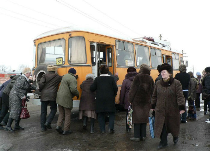 общественный транспорт, юмор