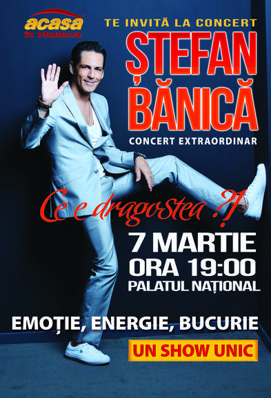 concert in chisinau, stefan banica