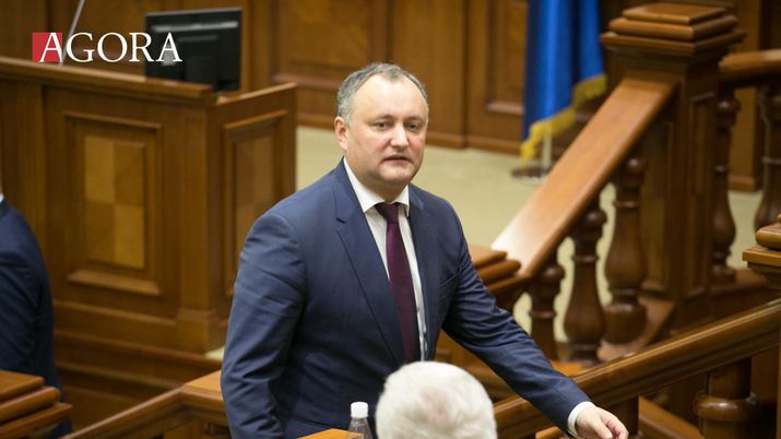 igor dodon, motiune de cenzura