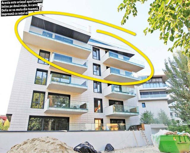 Unde locuiește Delia Matache. Are penthouse de 1,4 milioane de euro!
