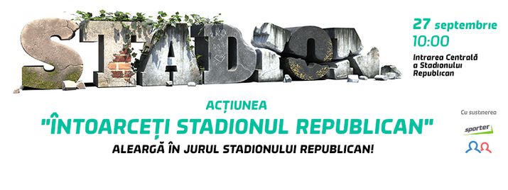 săi întoarcem stadionul moldove, protest