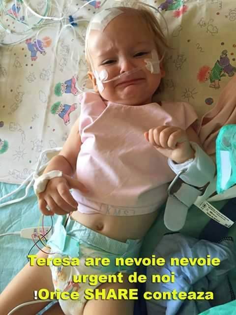 Ajut-o pe micuța Teresa să trăiască