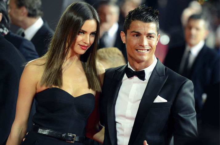 cristiano ronaldo, irina shayk