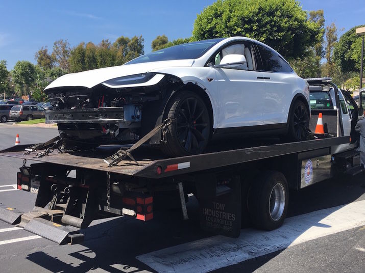 tesla motors, accident