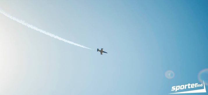 Show aerian de excepţie la Aeroportul Internaţional Chişinău