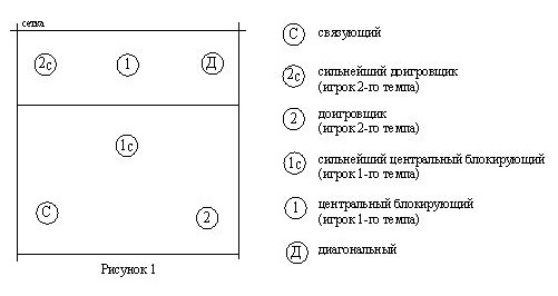 Круговая схема волейбол