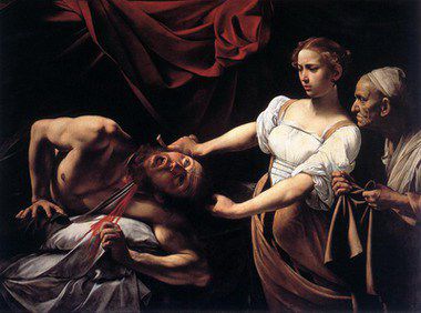 tablou, judith decapitândul pe holopherne