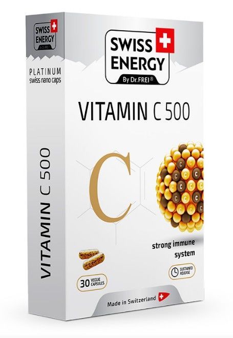 купить Swiss Energy Vitamin C 500mg,blister, N30 в Кишинёве 