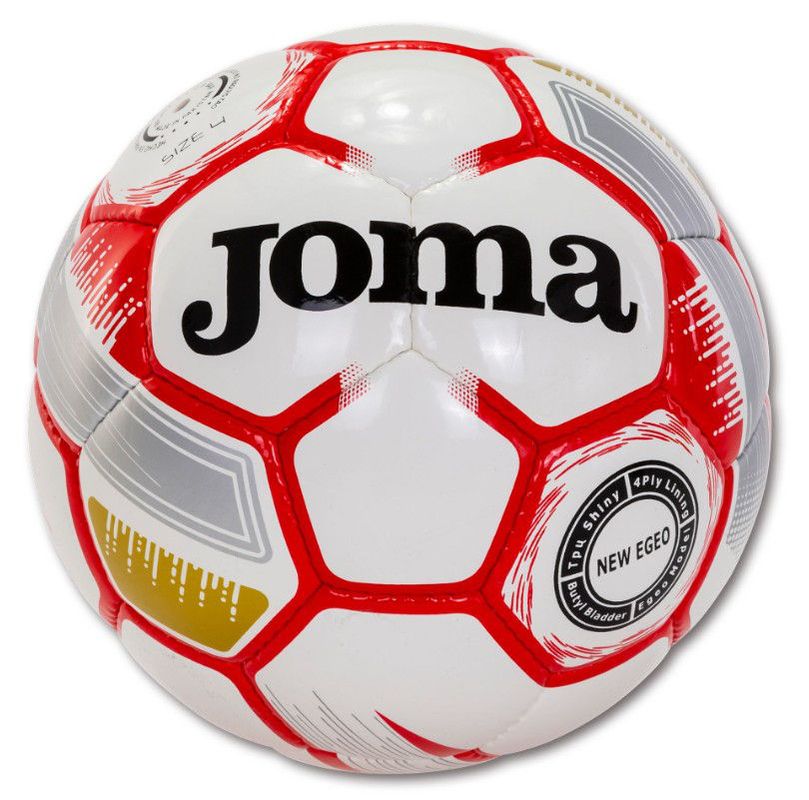 купить Футбольный мяч EGEO SOCCER BALL WHITE-RED SIZE 4 в Кишинёве 