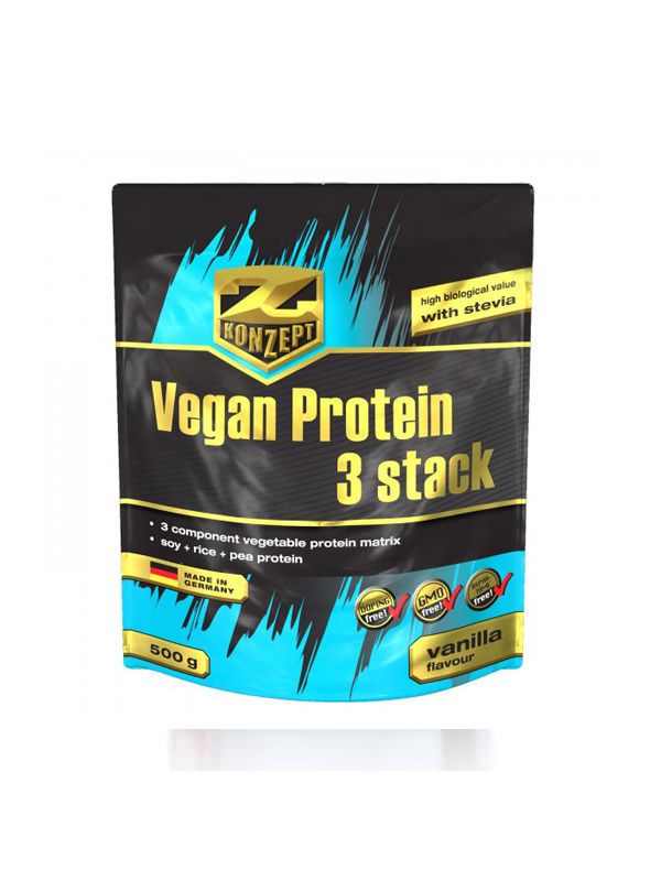 купить Vegan Protein 3 Stack 500g в Кишинёве 