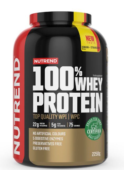 купить NT 100% WHEY PROTEIN, 2250 g, banana+strawberry в Кишинёве 