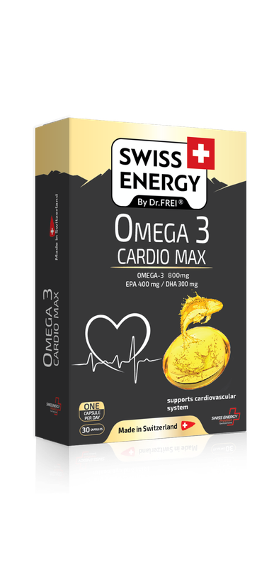 купить Swiss Energy Omega-3 CARDIO MAX, capsule N30 в Кишинёве 