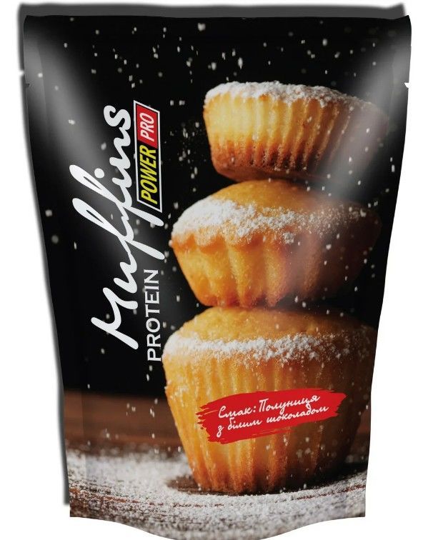 cumpără Flour mix with protein for muffins,flavor "Strawberry and White Chocolate", 600g în Chișinău 