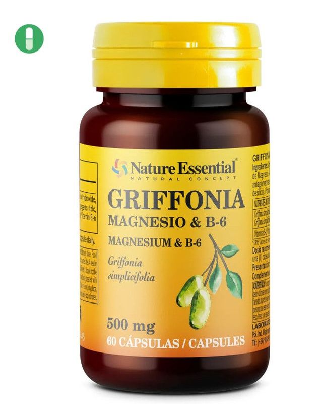 купить GRIFFONIA 500 mg (5-HTP)+ MAGNESIUM 60 Caps. в Кишинёве 