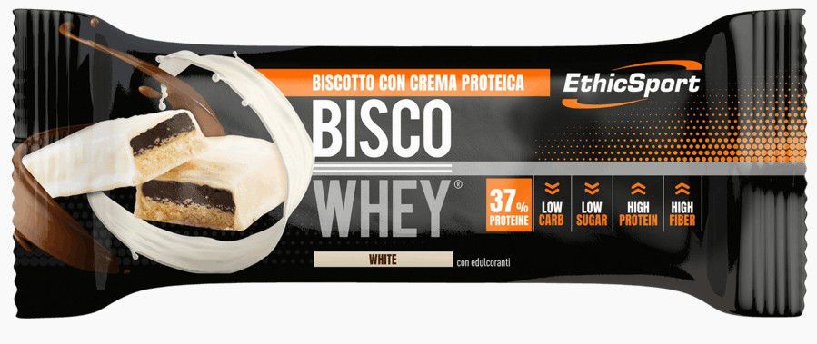 купить ПРОТЕИНОВЫЙ БАТОНЧИК BISCO WHEY - БЕЛЫЙ ШОКОЛАД в Кишинёве 
