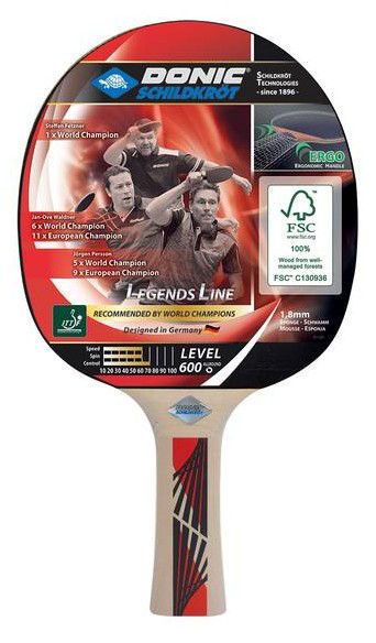 cumpără PALETĂ DE TENIS DE MASĂ LEGENDS 600 FSC art. 29462 în Chișinău 