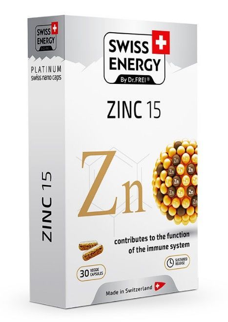 купить Swiss Energy ZINC 15mg,blister, N30 в Кишинёве 