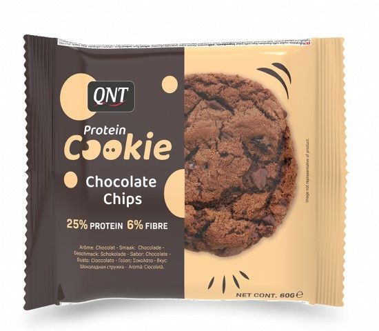 купить QNT PROTEIN COOKIE 60 g Chocolate Chips в Кишинёве 