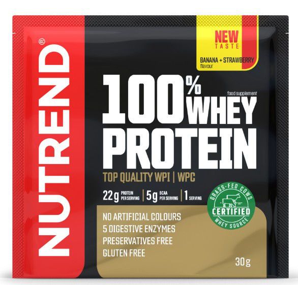 купить NT 100%WHEY PROTEIN, 30g, banana+strawberry в Кишинёве 