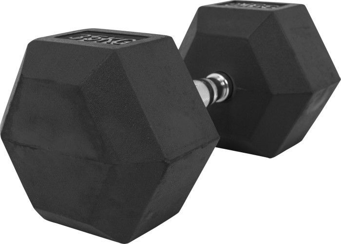 cumpără Gantera Rubber hex dumbbell 47,5 kg în Chișinău 