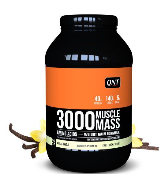 cumpără QNT Muscle Mass 3000 1.3 kg.  Vanili în Chișinău 