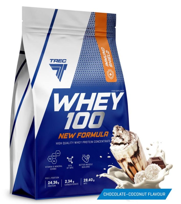 купить WHEY 100 NEW FORMULA  700 g CHOCOLATE-COCONUT в Кишинёве 