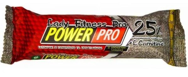 cumpără LADY FITNESS PRO 25% BAR DE PROTEINE CU CARNITINĂ ȘI BROMELAINĂ 60 g în Chișinău 