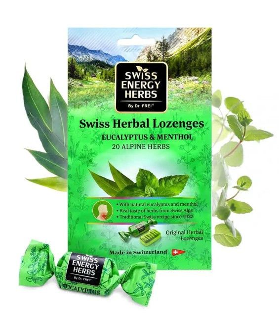 купить Swiss Energy 20 plante EUCALIPT&MENTA dropsuri, pachet, 55 g в Кишинёве 