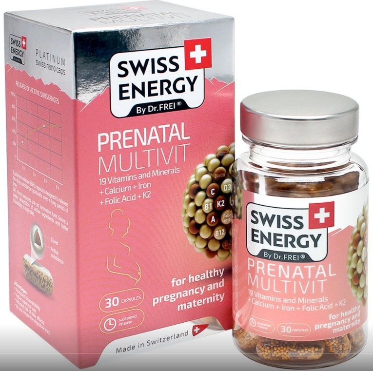 купить Swiss Energy PRENATAL 30 капсул в Кишинёве 