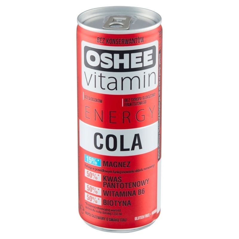 купить OSHEE Vitamin Energy Cola 250 ml red2 в Кишинёве 