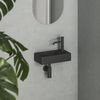 cumpără Lavoar Ravak Veda 400 R 40.8x22.2cm Black matt XJXPD240000 în Chișinău 